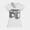 Softstyle™ women's v-neck t-shirt Thumbnail