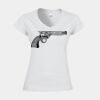 Softstyle™ women's v-neck t-shirt Thumbnail