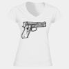 Softstyle™ women's v-neck t-shirt Thumbnail