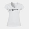 Softstyle™ women's v-neck t-shirt Thumbnail