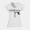 Softstyle™ women's v-neck t-shirt Thumbnail