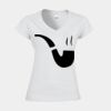 Softstyle™ women's v-neck t-shirt Thumbnail