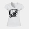 Softstyle™ women's v-neck t-shirt Thumbnail