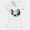 Softstyle™ women's v-neck t-shirt Thumbnail