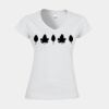 Softstyle™ women's v-neck t-shirt Thumbnail