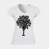 Softstyle™ women's v-neck t-shirt Thumbnail