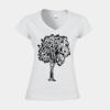 Softstyle™ women's v-neck t-shirt Thumbnail