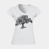 Softstyle™ women's v-neck t-shirt Thumbnail