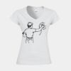 Softstyle™ women's v-neck t-shirt Thumbnail