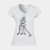 Softstyle™ women's v-neck t-shirt Thumbnail