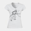 Softstyle™ women's v-neck t-shirt Thumbnail