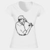 Softstyle™ women's v-neck t-shirt Thumbnail