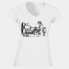 Softstyle™ women's v-neck t-shirt Thumbnail