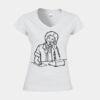 Softstyle™ women's v-neck t-shirt Thumbnail