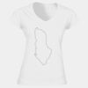 Softstyle™ women's v-neck t-shirt Thumbnail