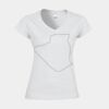 Softstyle™ women's v-neck t-shirt Thumbnail