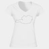 Softstyle™ women's v-neck t-shirt Thumbnail