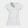 Softstyle™ women's v-neck t-shirt Thumbnail