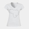 Softstyle™ women's v-neck t-shirt Thumbnail