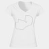 Softstyle™ women's v-neck t-shirt Thumbnail