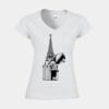 Softstyle™ women's v-neck t-shirt Thumbnail