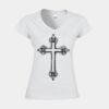 Softstyle™ women's v-neck t-shirt Thumbnail