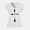 Softstyle™ women's v-neck t-shirt Thumbnail