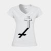 Softstyle™ women's v-neck t-shirt Thumbnail