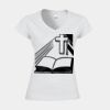 Softstyle™ women's v-neck t-shirt Thumbnail