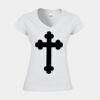 Softstyle™ women's v-neck t-shirt Thumbnail