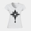 Softstyle™ women's v-neck t-shirt Thumbnail