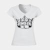 Softstyle™ women's v-neck t-shirt Thumbnail