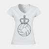 Softstyle™ women's v-neck t-shirt Thumbnail