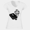 Softstyle™ women's v-neck t-shirt Thumbnail