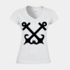 Softstyle™ women's v-neck t-shirt Thumbnail