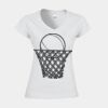 Softstyle™ women's v-neck t-shirt Thumbnail