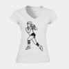 Softstyle™ women's v-neck t-shirt Thumbnail