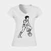 Softstyle™ women's v-neck t-shirt Thumbnail