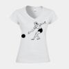 Softstyle™ women's v-neck t-shirt Thumbnail