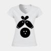 Softstyle™ women's v-neck t-shirt Thumbnail