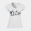 Softstyle™ women's v-neck t-shirt Thumbnail