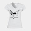 Softstyle™ women's v-neck t-shirt Thumbnail