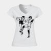 Softstyle™ women's v-neck t-shirt Thumbnail