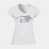 Softstyle™ women's v-neck t-shirt Thumbnail