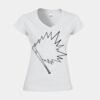 Softstyle™ women's v-neck t-shirt Thumbnail