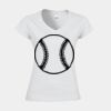 Softstyle™ women's v-neck t-shirt Thumbnail