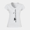 Softstyle™ women's v-neck t-shirt Thumbnail