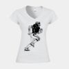 Softstyle™ women's v-neck t-shirt Thumbnail