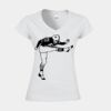 Softstyle™ women's v-neck t-shirt Thumbnail