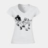 Softstyle™ women's v-neck t-shirt Thumbnail